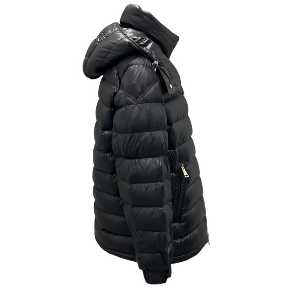 MONCLER BLACK 2023 DALLES HOODED DOWN PUFFER JACKET - Picture 2 of 8